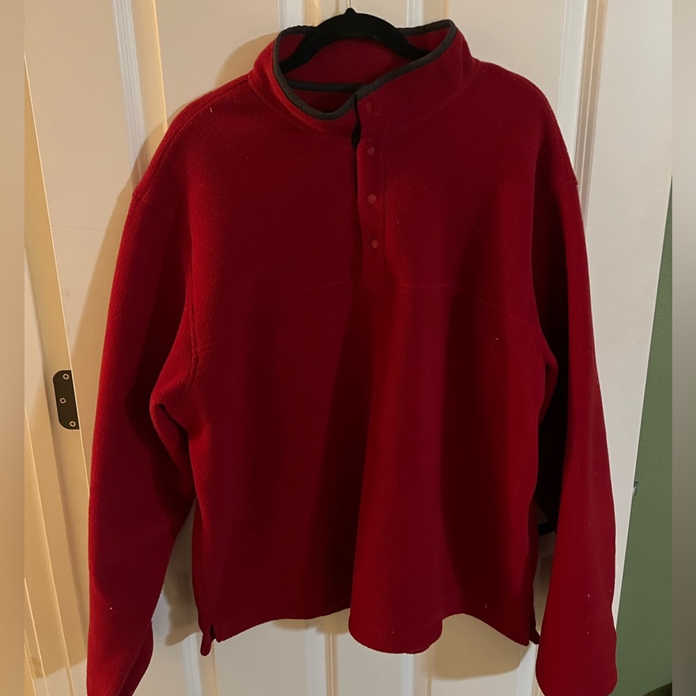 Lands End XL fleece quarter zip.